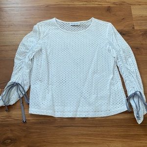 Eyelet blouse
